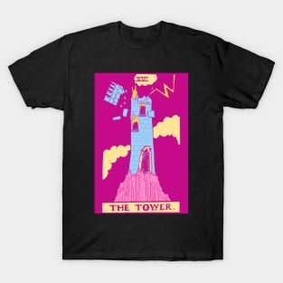 The Tower - A Femme Tarot Card T-Shirt